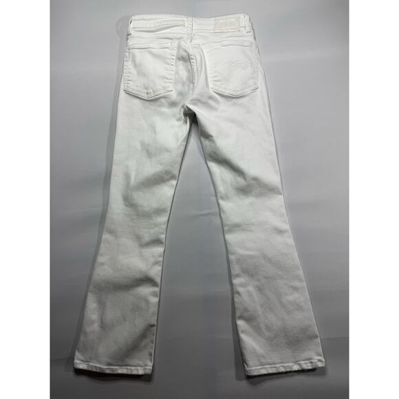 R13 Women's Kick Boot Fit Garret White Denim Jeans - Size 26 (25x25) - Picture 2 of 6